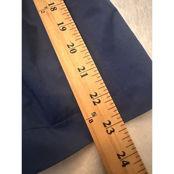 Ciao Milano CM 1969 Navy Hooded Parka Jacket XL Gold Hardware Water Resistant - Picture 7 of 8